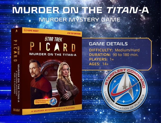 Beadle & Grimm´s Star Trek: Picard Murder Mystery Game Murder on the Titan-A *English Version* | Makochan