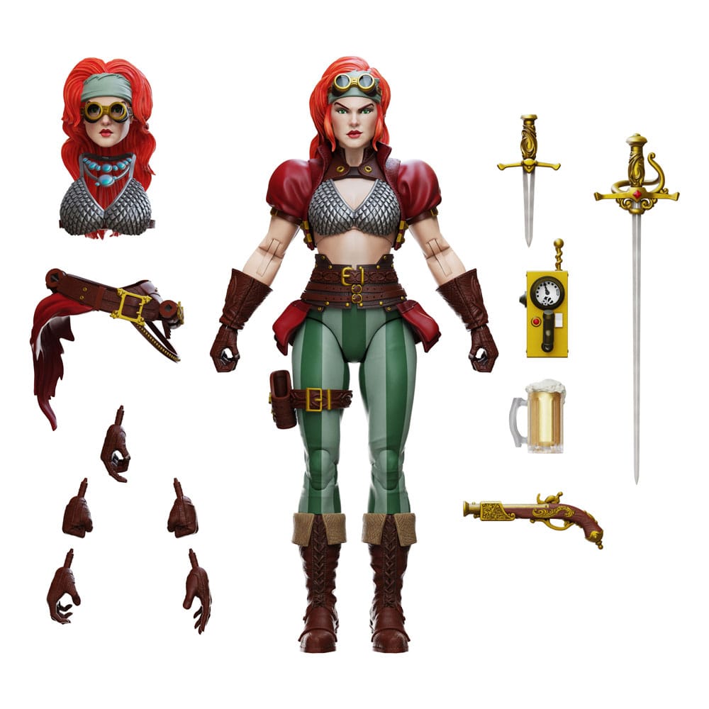 Boss Fight Studio Epic H.A.C.K.S. Action Figure 1/12 Red Sonja Steampunk | Makochan