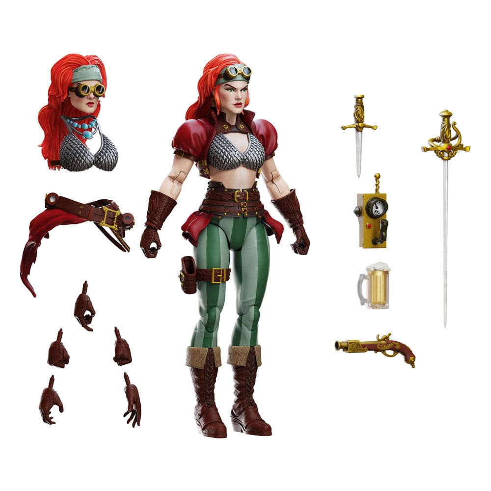 Boss Fight Studio Epic H.A.C.K.S. Action Figure 1/12 Red Sonja Steampunk | Makochan