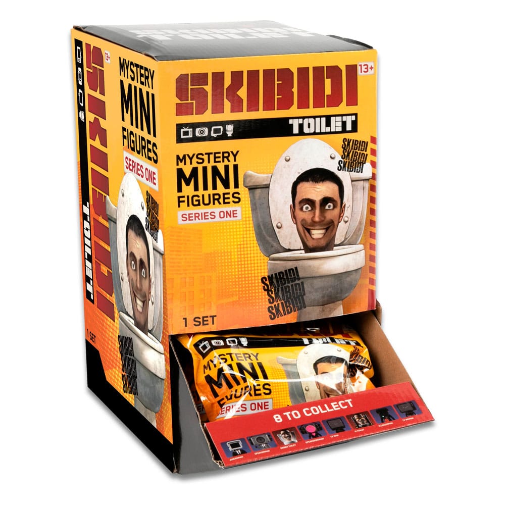 Bonkers Toys Skibidi Toilet Minifigures 6 cm Series 1 Display (24) | Makochan