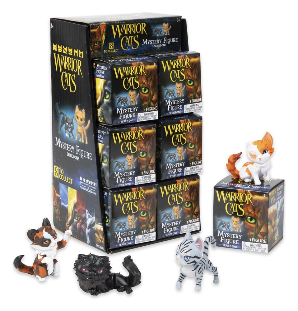 BOTI Warrior Cats Mini Figures Blind Box Mystery Figures Series 1 6 cm Display (12) | Makochan