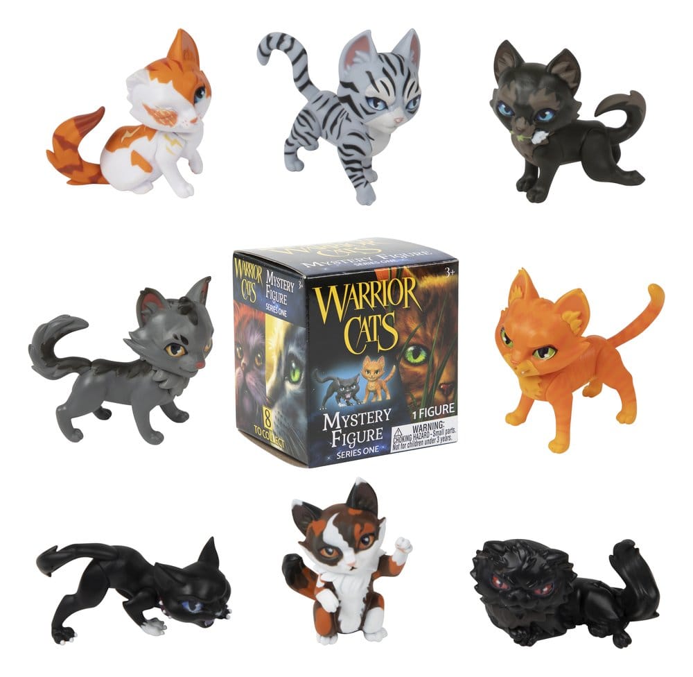 BOTI Warrior Cats Mini Figures Blind Box Mystery Figures Series 1 6 cm Display (12) | Makochan