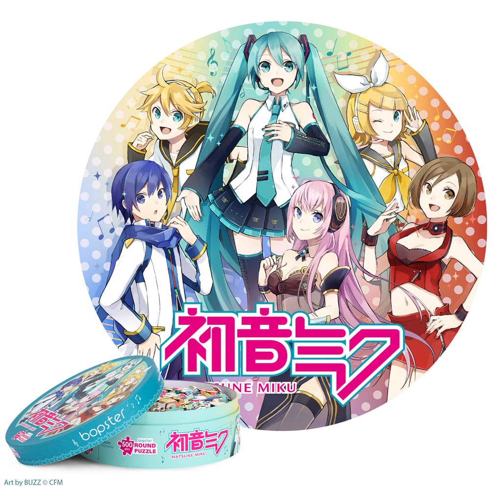 Bopster Hatsune Miku Jigsaw Puzzle Round 500 pieces | Makochan