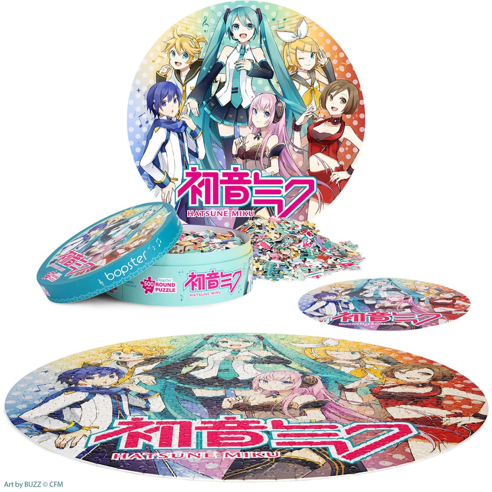 Bopster Hatsune Miku Jigsaw Puzzle Round 500 pieces | Makochan