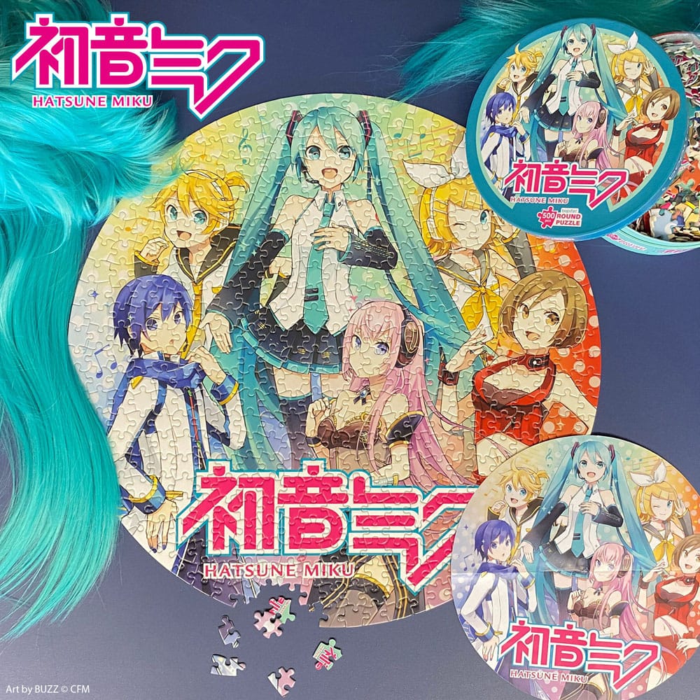 Bopster Hatsune Miku Jigsaw Puzzle Round 500 pieces | Makochan