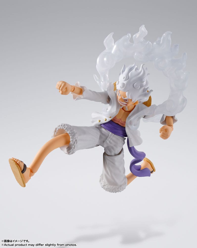 Bandai Tamashii Nations One Piece S.H. Figuarts Action Figure Monkey D. Luffy Gear 5 15 cm | Makochan
