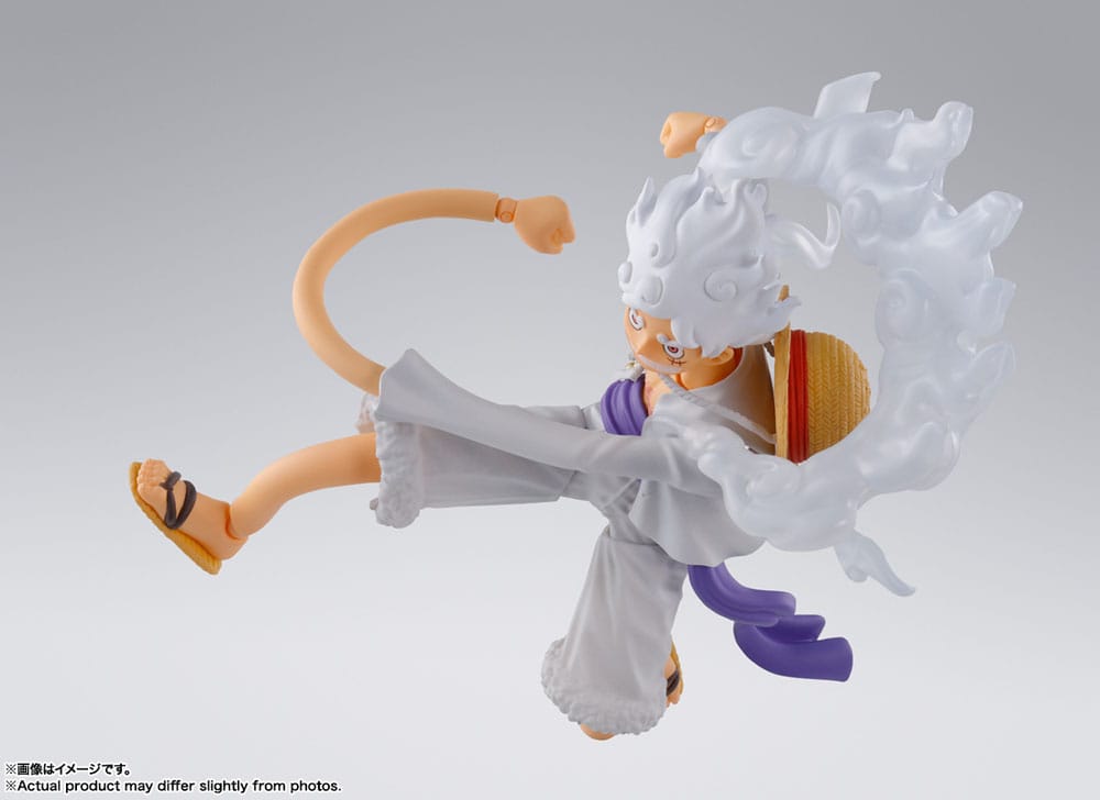 Bandai Tamashii Nations One Piece S.H. Figuarts Action Figure Monkey D. Luffy Gear 5 15 cm | Makochan