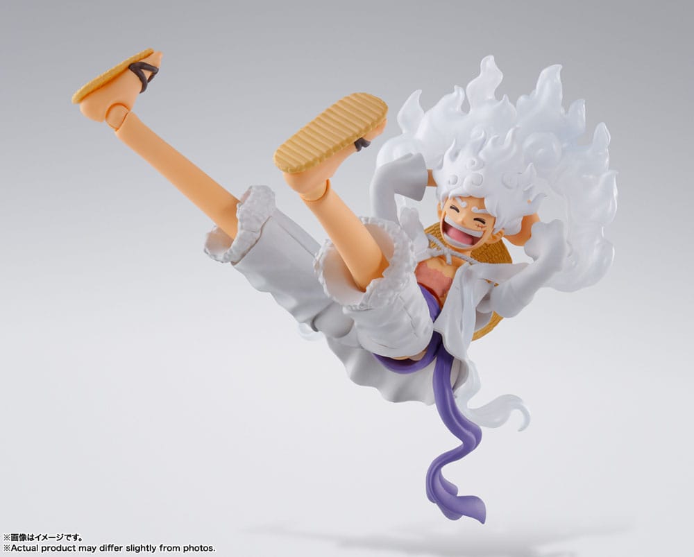 Bandai Tamashii Nations One Piece S.H. Figuarts Action Figure Monkey D. Luffy Gear 5 15 cm | Makochan