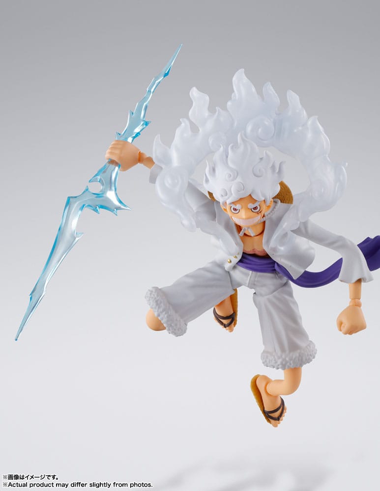 Bandai Tamashii Nations One Piece S.H. Figuarts Action Figure Monkey D. Luffy Gear 5 15 cm | Makochan