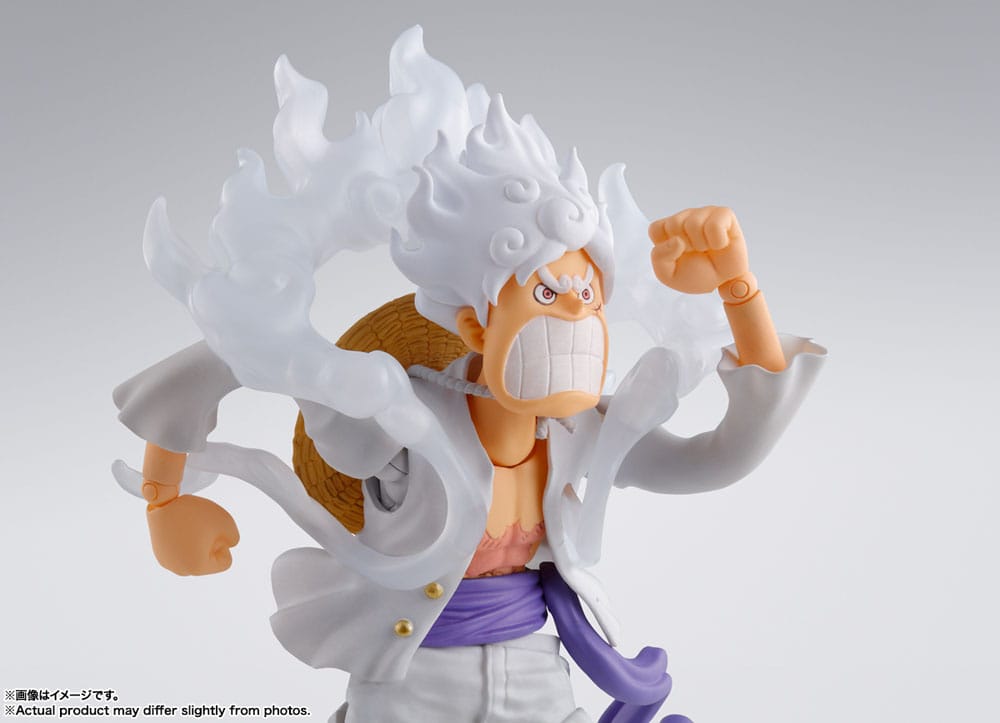Bandai Tamashii Nations One Piece S.H. Figuarts Action Figure Monkey D. Luffy Gear 5 15 cm | Makochan