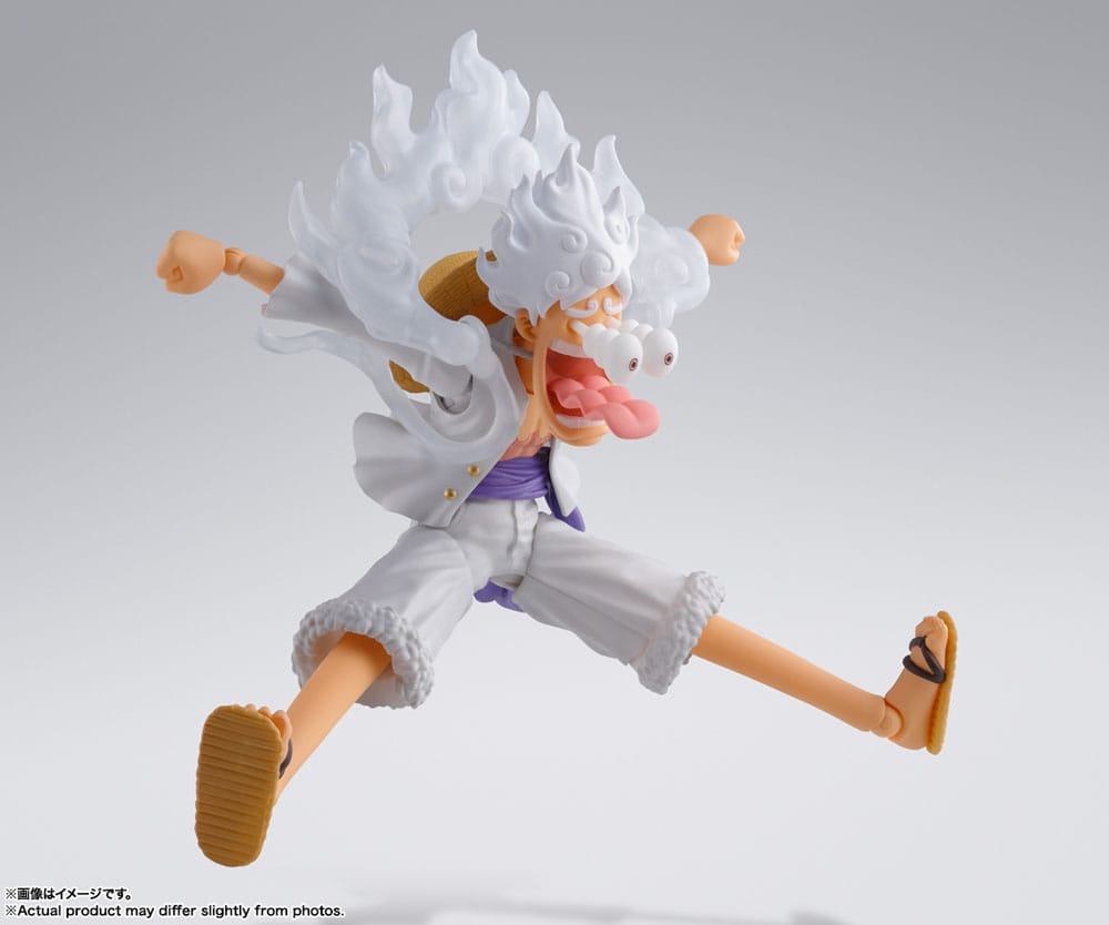 Bandai Tamashii Nations One Piece S.H. Figuarts Action Figure Monkey D. Luffy Gear 5 15 cm | Makochan