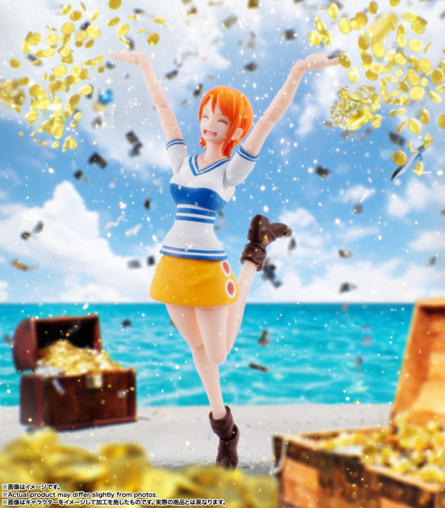 Bandai Tamashii Nations One Piece S.H. Figuarts Action Figure Nami Romance Dawn 14 cm | Makochan