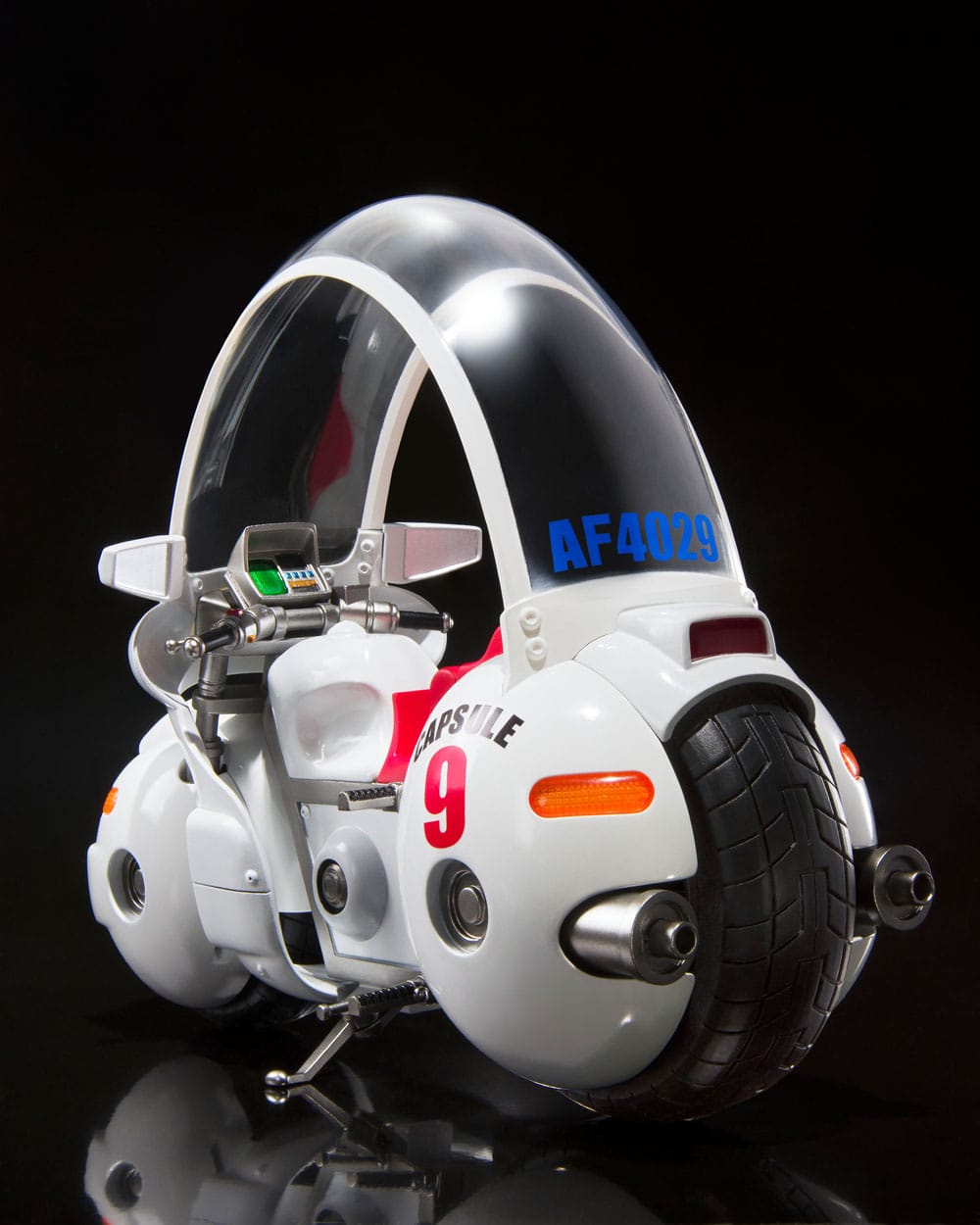 Bandai Tamashii Nations Dragon Ball S.H. Figuarts Vehicle with Figure Bulma's Motorcycle Hoipoi Capsule No. 9 17 cm