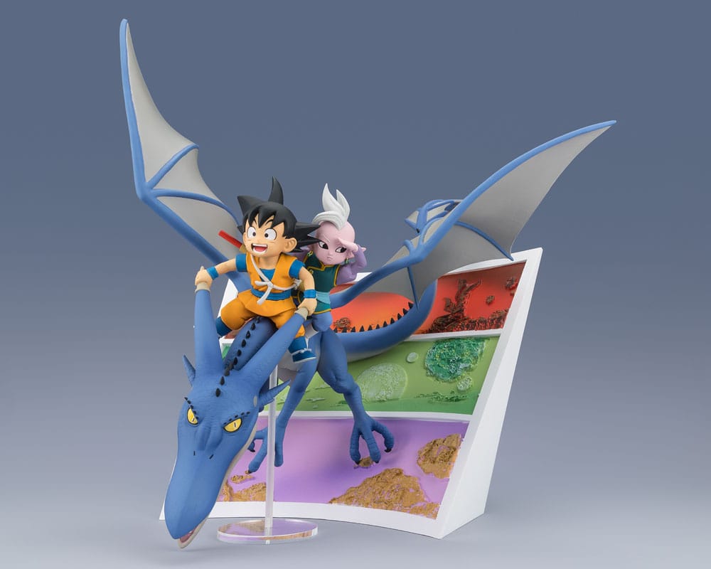 Bandai Tamashii Nations Dragon Ball Figuarts ZERO PVC Statue Son Goku (mini) & Supreme Kai (mini) Welcome to the great