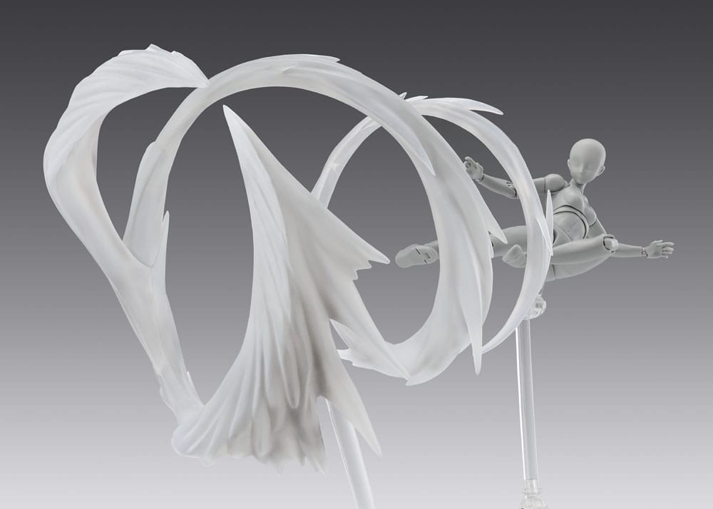 Bandai Tamashii Nations Tamashii Effect Action Figure Accessory Wind White for S.H.Figuarts - Damaged packaging | Makochan