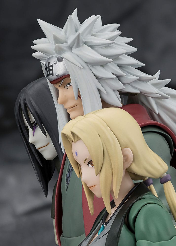 Bandai Tamashii Nations Naruto S.H.Figuarts Action Figure Jiraiya Hidden Leaf Heroic Master Sage (Sage Mode Set) 17 cm
