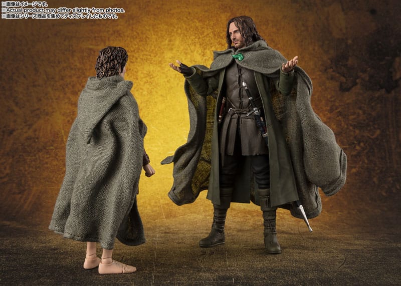 Bandai Tamashii Nations Lord of the Rings S.H. Figuarts Action Figures Frodo Baggins & Gollum | Makochan