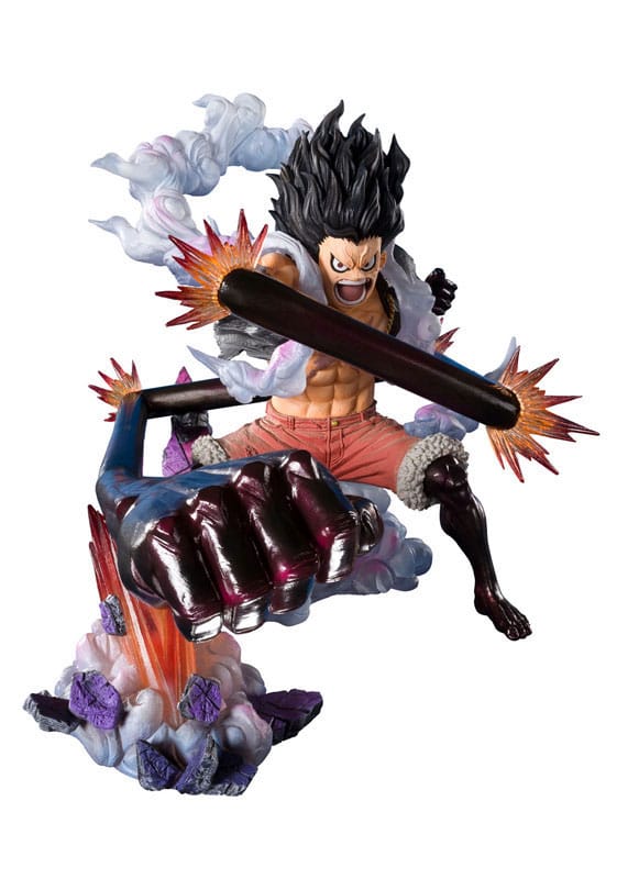 Bandai Tamashii Nations One Piece Figuarts ZERO Extra Battle PVC Statue Monkey D. Luffy Gear 4 Snake Man King Cobra 21 cm