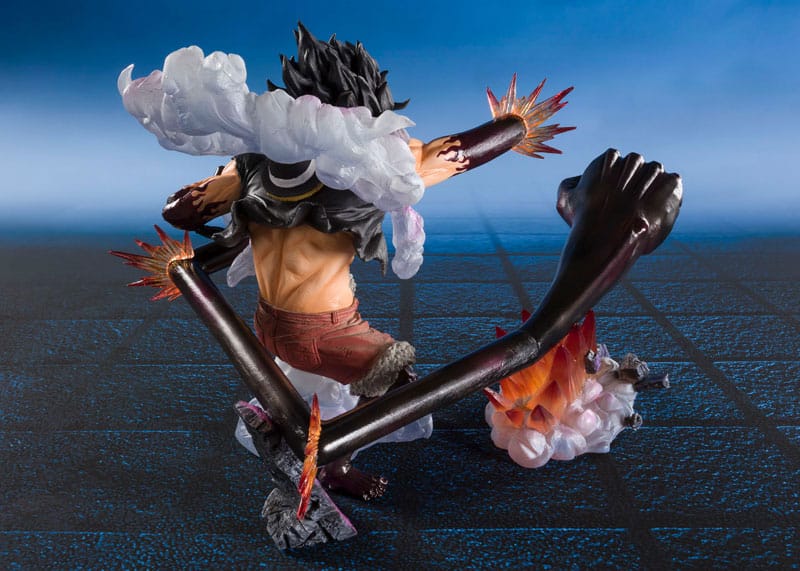 Bandai Tamashii Nations One Piece Figuarts ZERO Extra Battle PVC Statue Monkey D. Luffy Gear 4 Snake Man King Cobra 21 cm