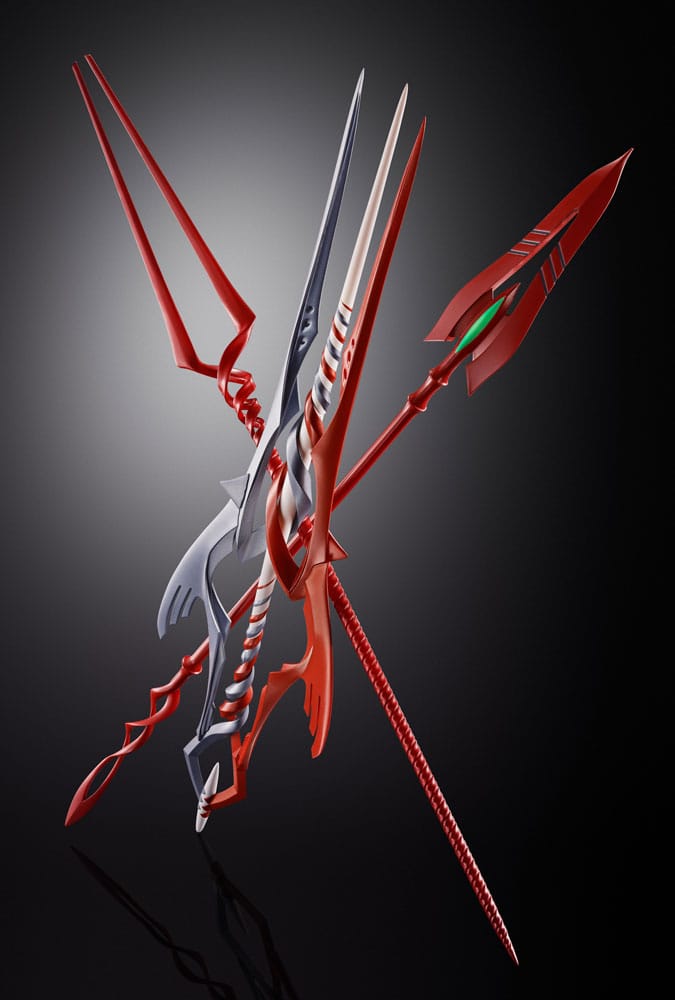 Bandai Tamashii Nations Neon Genesis Evangelion Metal Build Accessory Set 3 Spears Set for Eva 30th with the Spear Another