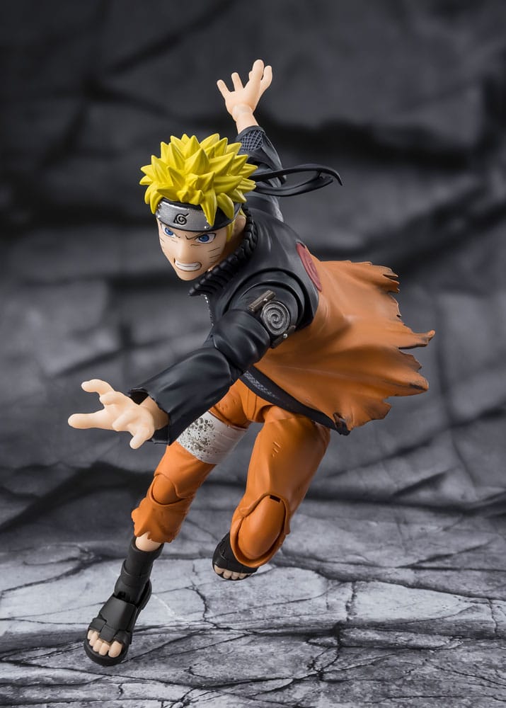 Bandai Tamashii Nations Naruto S.H.Figuarts Action Figure Naruto Uzomaki The Power To Unite 15 cm - Damaged packaging