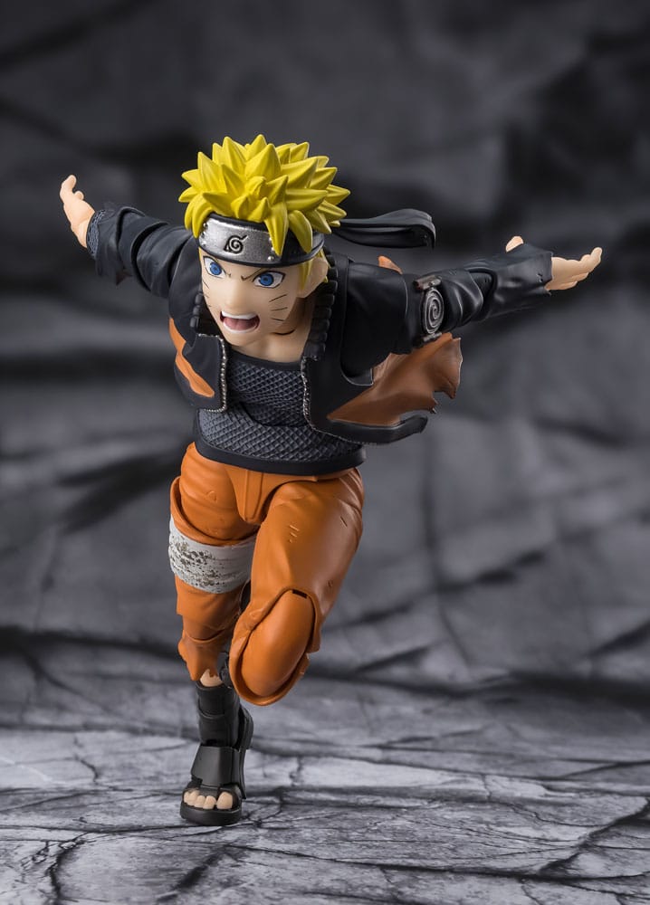 Bandai Tamashii Nations Naruto S.H.Figuarts Action Figure Naruto Uzomaki The Power To Unite 15 cm - Damaged packaging