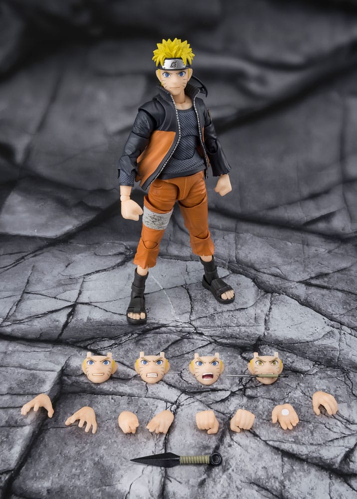 Bandai Tamashii Nations Naruto S.H.Figuarts Action Figure Naruto Uzomaki The Power To Unite 15 cm - Damaged packaging