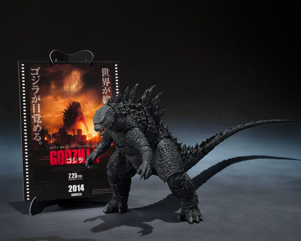 Bandai Tamashii Nations Godzilla 2014 S.H.MonsterArts Action Figure Godzilla Movie Graphic Plus 15 cm | Makochan