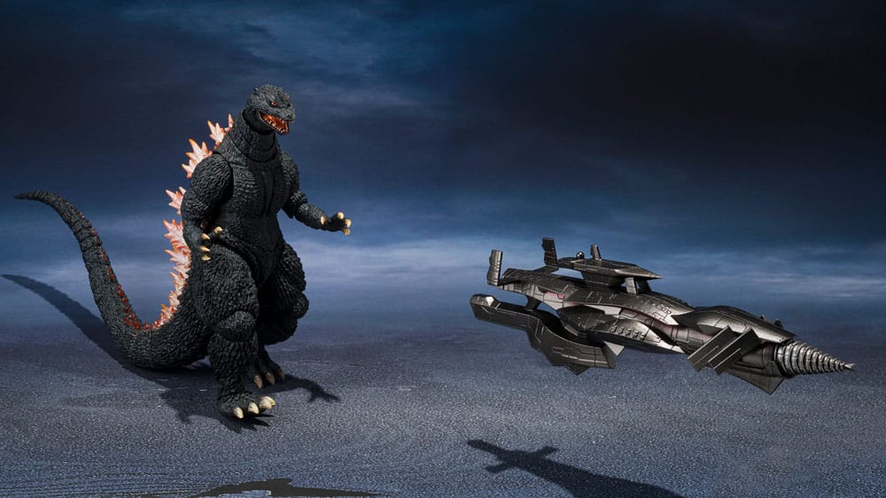 Bandai Tamashii Nations Godzilla: Final Wars S.H.MonsterArts Action Figure Godzilla Heat Ray Ver. vs. New Gotengo 16 cm