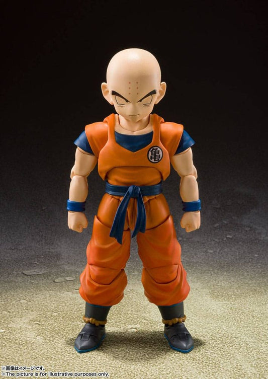Bandai Tamashii Nations Dragon Ball Z S.H. Figuarts Action Figure Krillin-Earth's Strongest Man 12 cm | Makochan