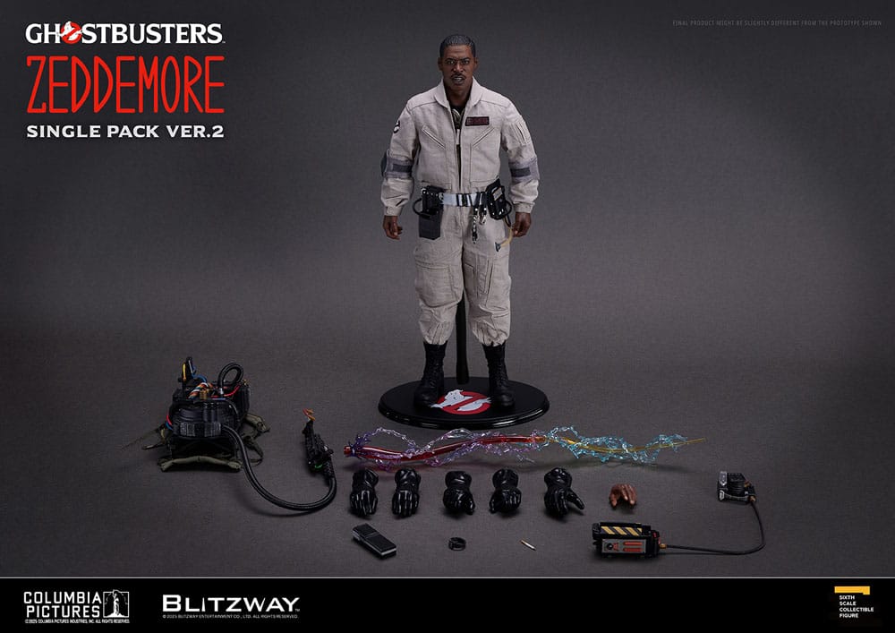 Blitzway Ghostbusters Premium UMS Action Figure 1/6 Winston Zeddemore Ver. 2 31 cm | Makochan