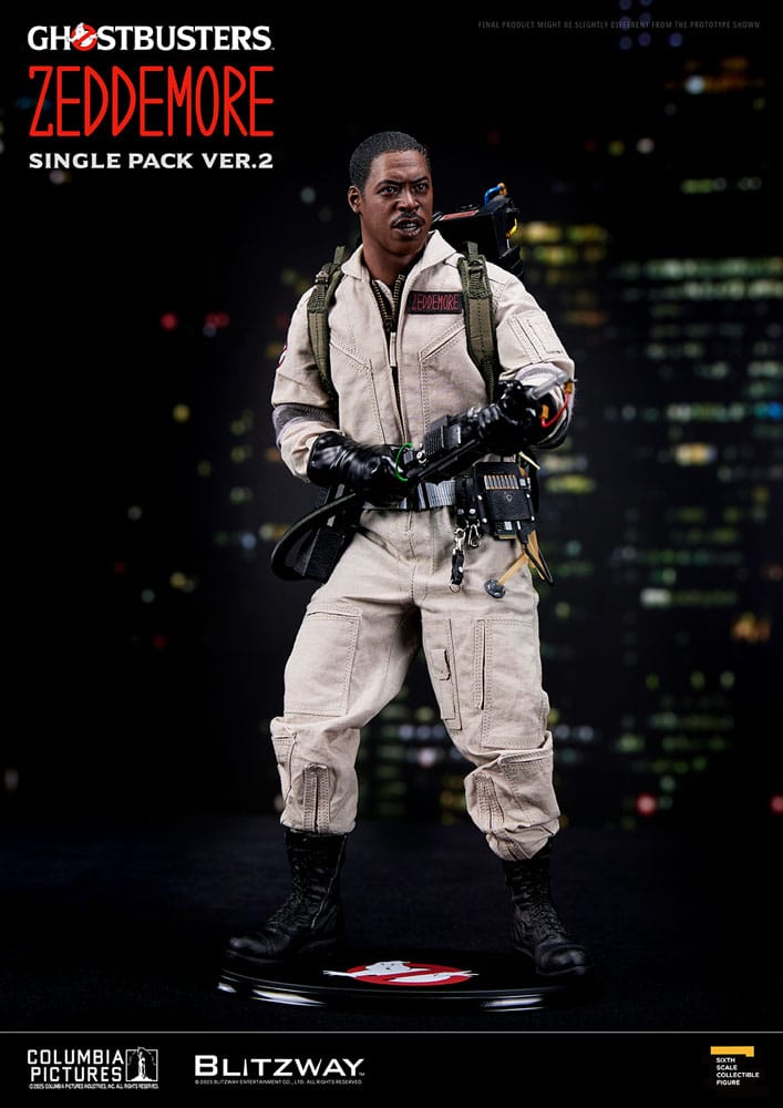 Blitzway Ghostbusters Premium UMS Action Figure 1/6 Winston Zeddemore Ver. 2 31 cm | Makochan