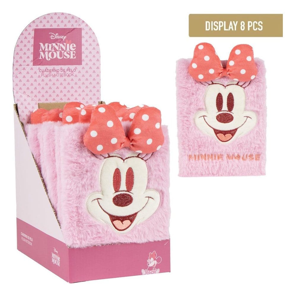 Cerdá Disney Plush Notebook Minnie Mouse Display (8) | Makochan