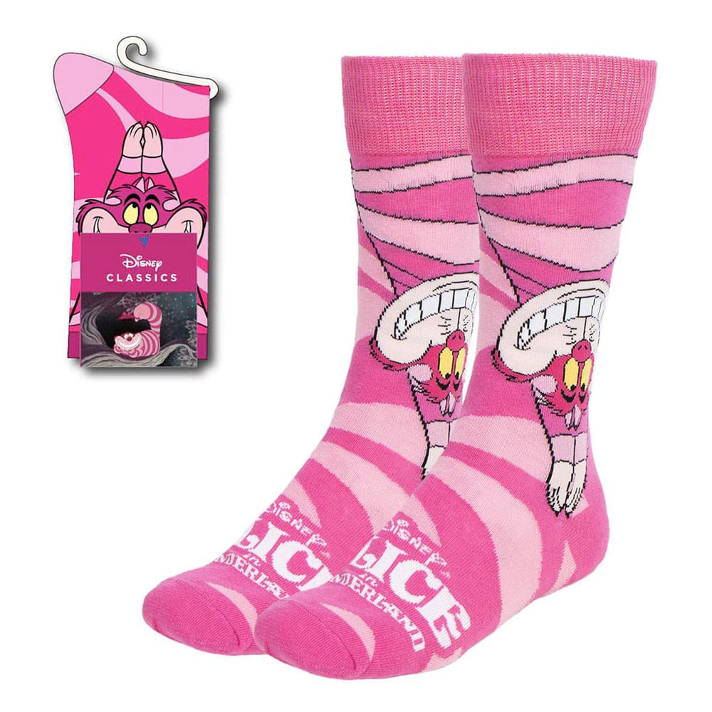 Cerdá Disney Socks Alice in Wonderland Cheshire Cat Upside Down 36-43 | Makochan