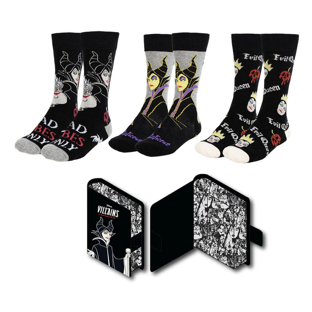 Cerdá Disney Villains Socks 3-Pack 36-43 | Makochan
