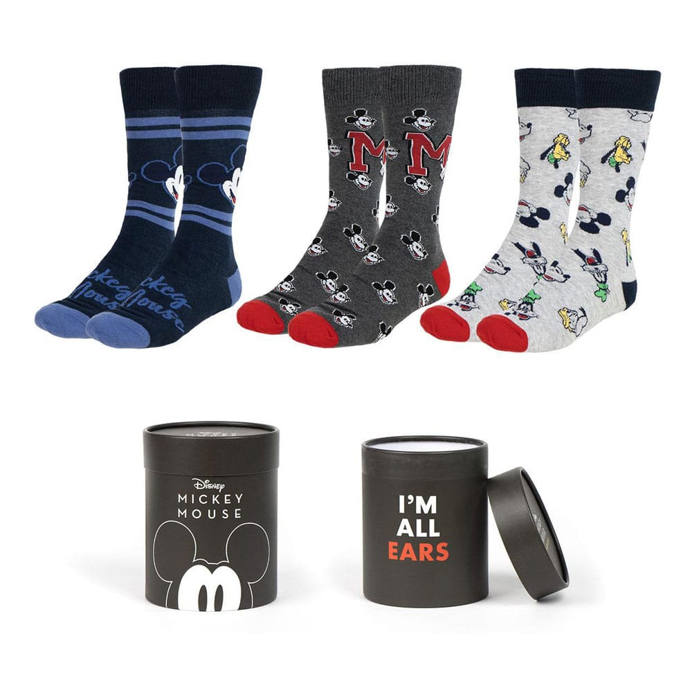 Cerdá Disney Socks 3-Pack Mickey 38-45 | Makochan