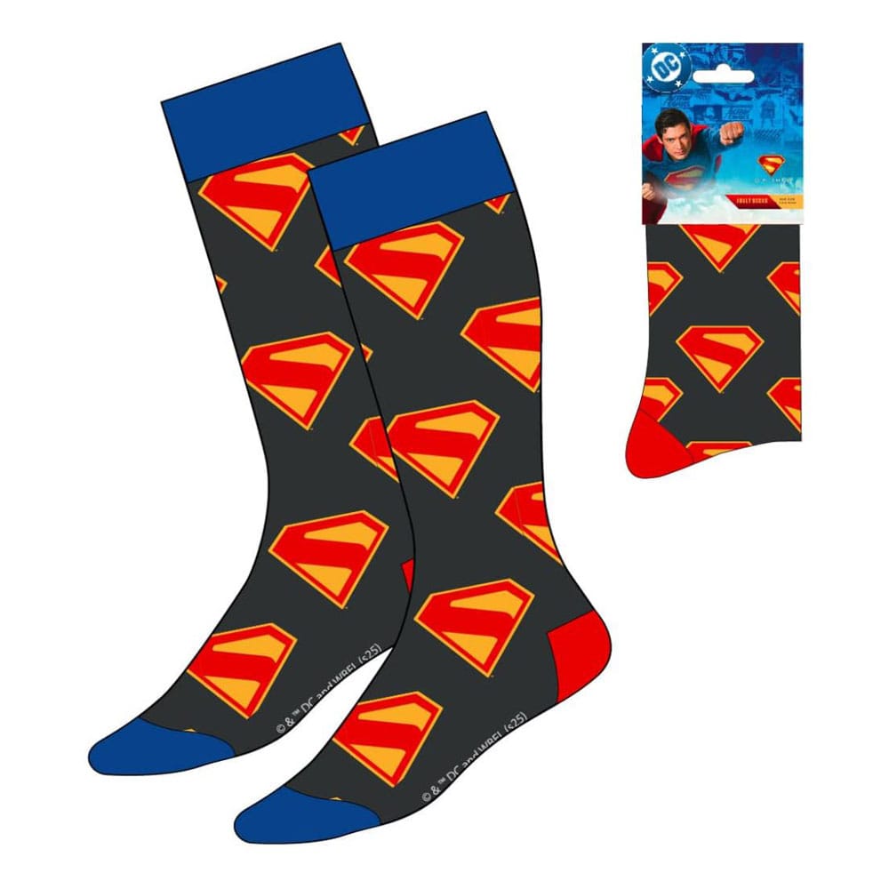 Cerdá DC Comics Socks Superman Logo Blue & Red 38-45 | Makochan