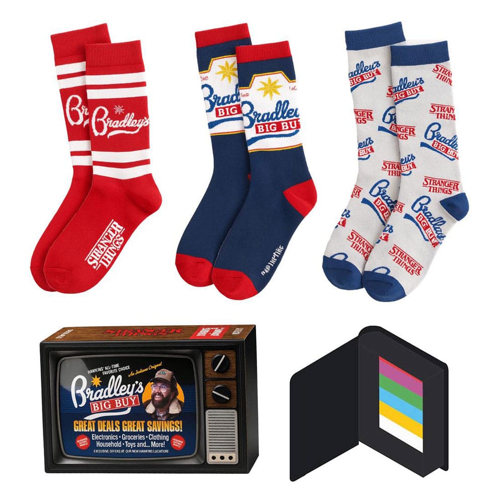 Cerdá Stranger Things Socks 3-Pack 38-45 Bradley´s Big Buy | Makochan