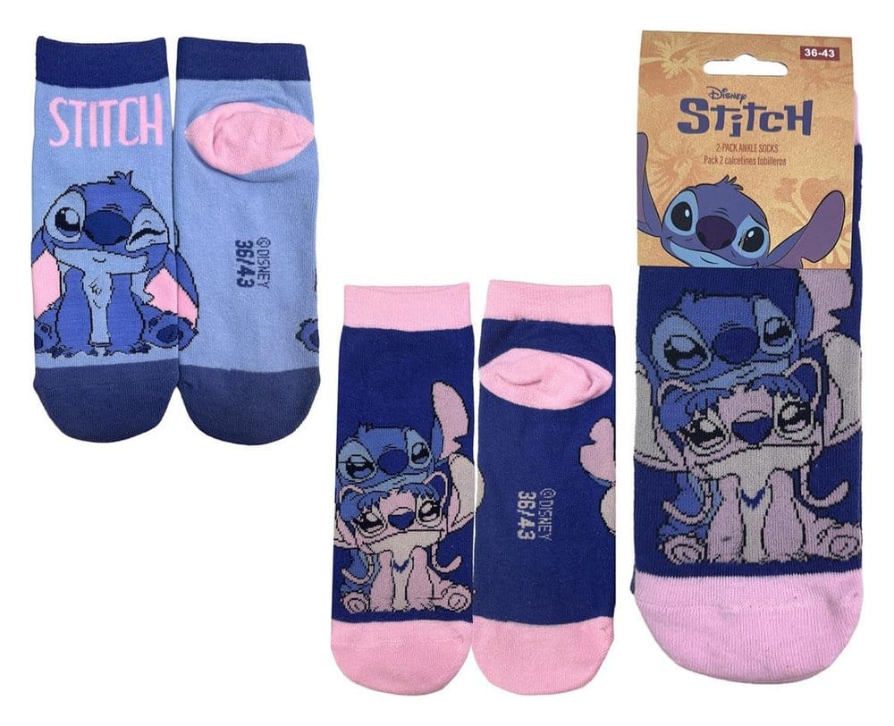 Cerdá Disney Socks 2-Pack Stitch Short 36-43 | Makochan