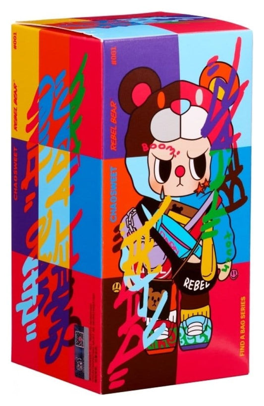 Chaosweet Rebel Bears Plush Action Figures Blind Box Movable Series Display 18 cm (6) | Makochan