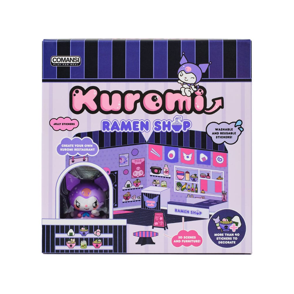 Comansi Hello Kitty and Friends Mini figure Sticker House Kuromi Ramen Shop | Makochan