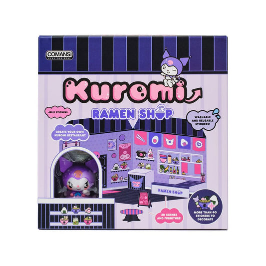 Comansi Hello Kitty and Friends Mini figure Sticker House Kuromi Ramen Shop | Makochan