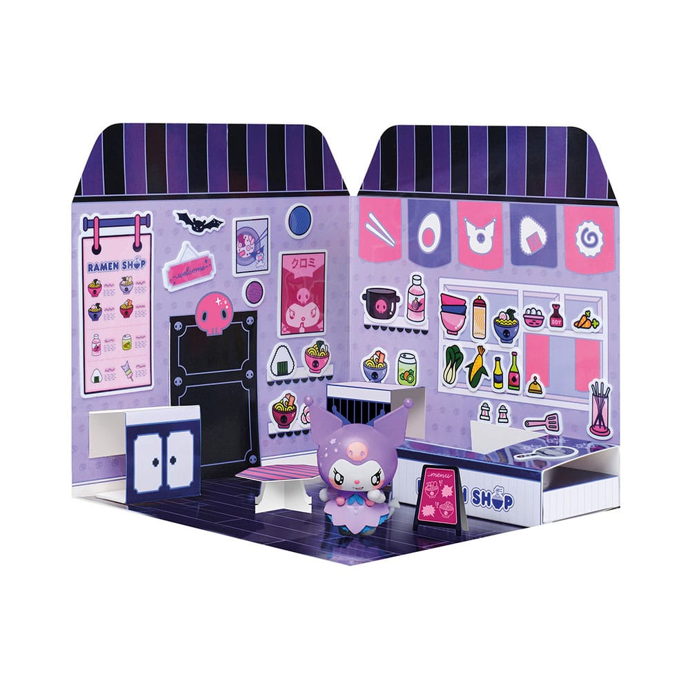 Comansi Hello Kitty and Friends Mini figure Sticker House Kuromi Ramen Shop | Makochan