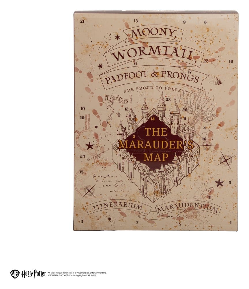 Cinereplicas Harry Potter Advent Calendar Marauder's Map New Edition 2026 | Makochan