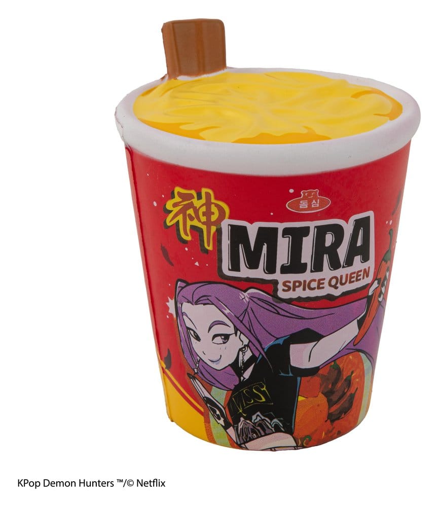 Cinereplicas KPop Demon Hunters Squishy Anti Stress Figure Mira Spice Queen Noodles | Makochan
