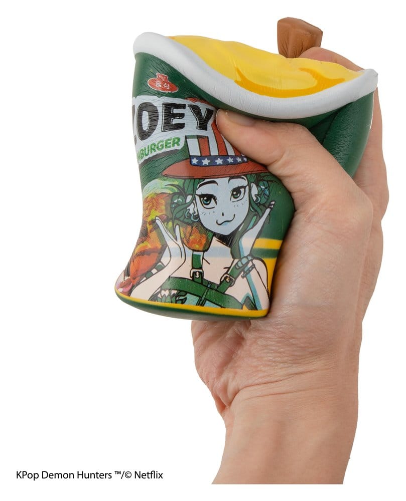 Cinereplicas KPop Demon Hunters Squishy Anti Stress Figure Zoey Hamburger Noodles | Makochan