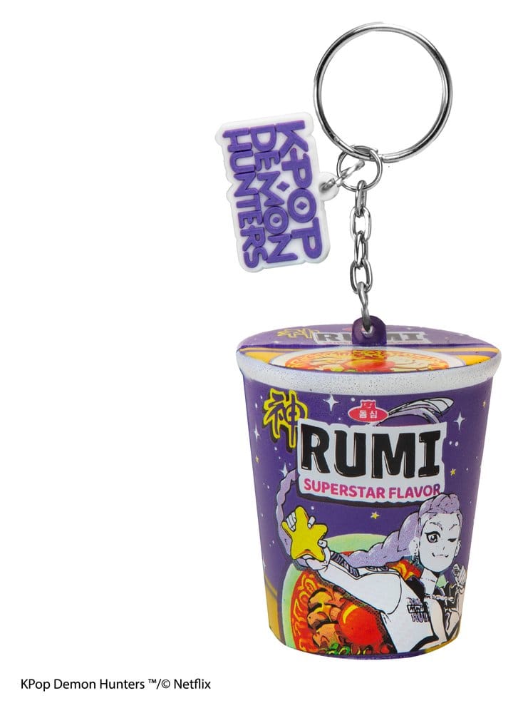 Cinereplicas KPop Demon Hunters Squishy Keychain Rumi Superstar Flavor Noodles | Makochan