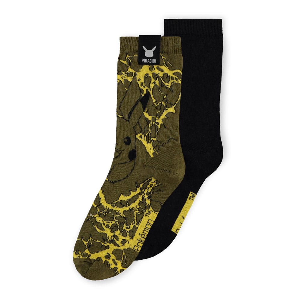 Difuzed Pokémon Socks 2-Pack Pikachu 39-42 | Makochan