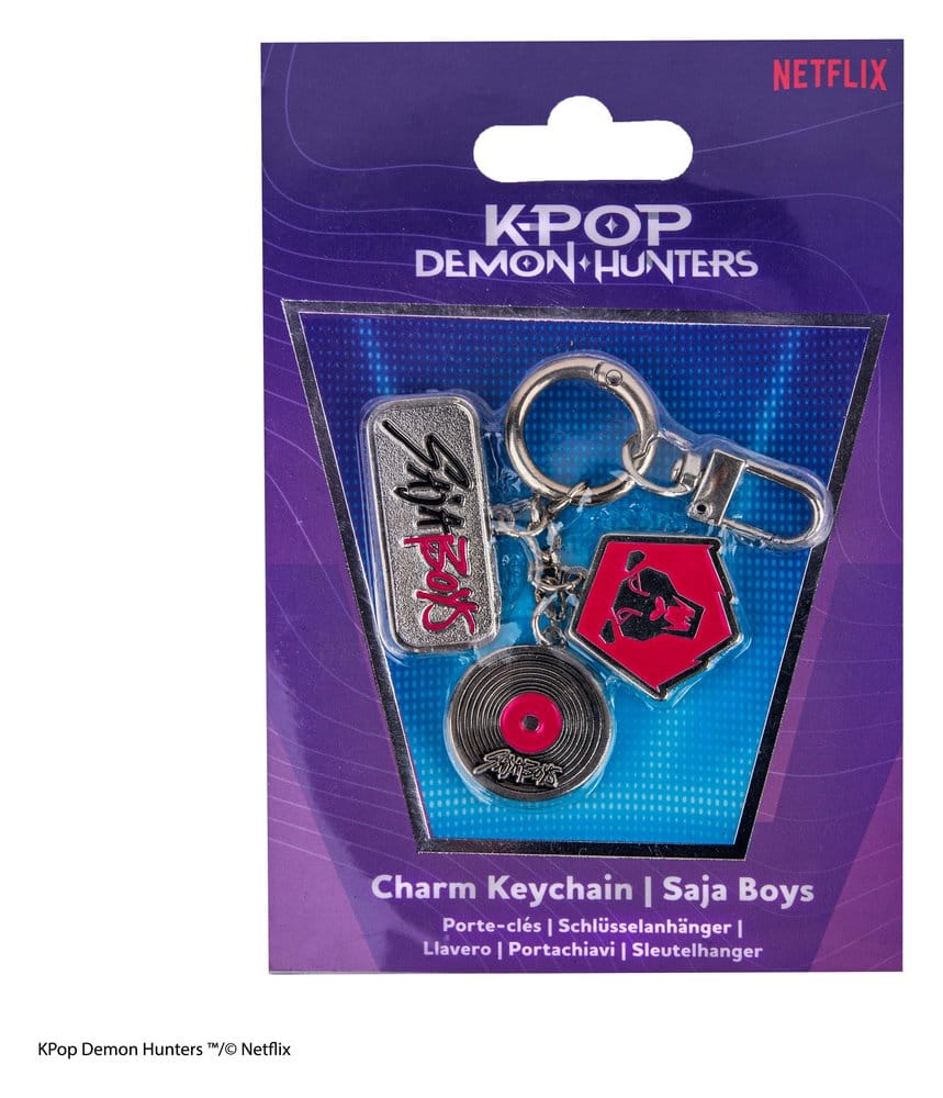 Cinereplicas KPop Demon Hunters Charm Keychain Saja Boys | Makochan