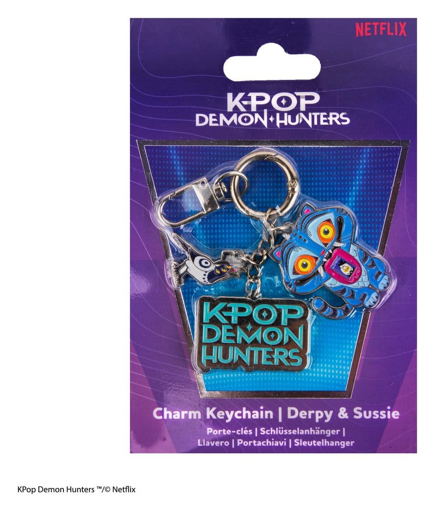 Cinereplicas KPop Demon Hunters Charm Keyring Derpy & Sussie | Makochan